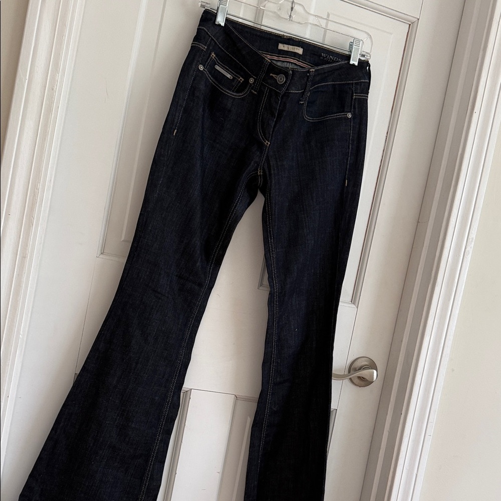 Burberry Dark Indigo Flare Jeans